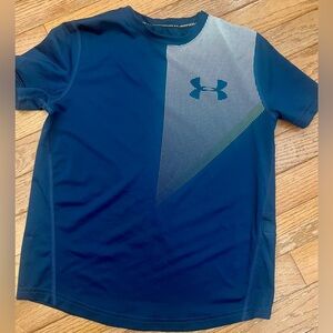 Under Armour Navy HeatGear Shirt YS